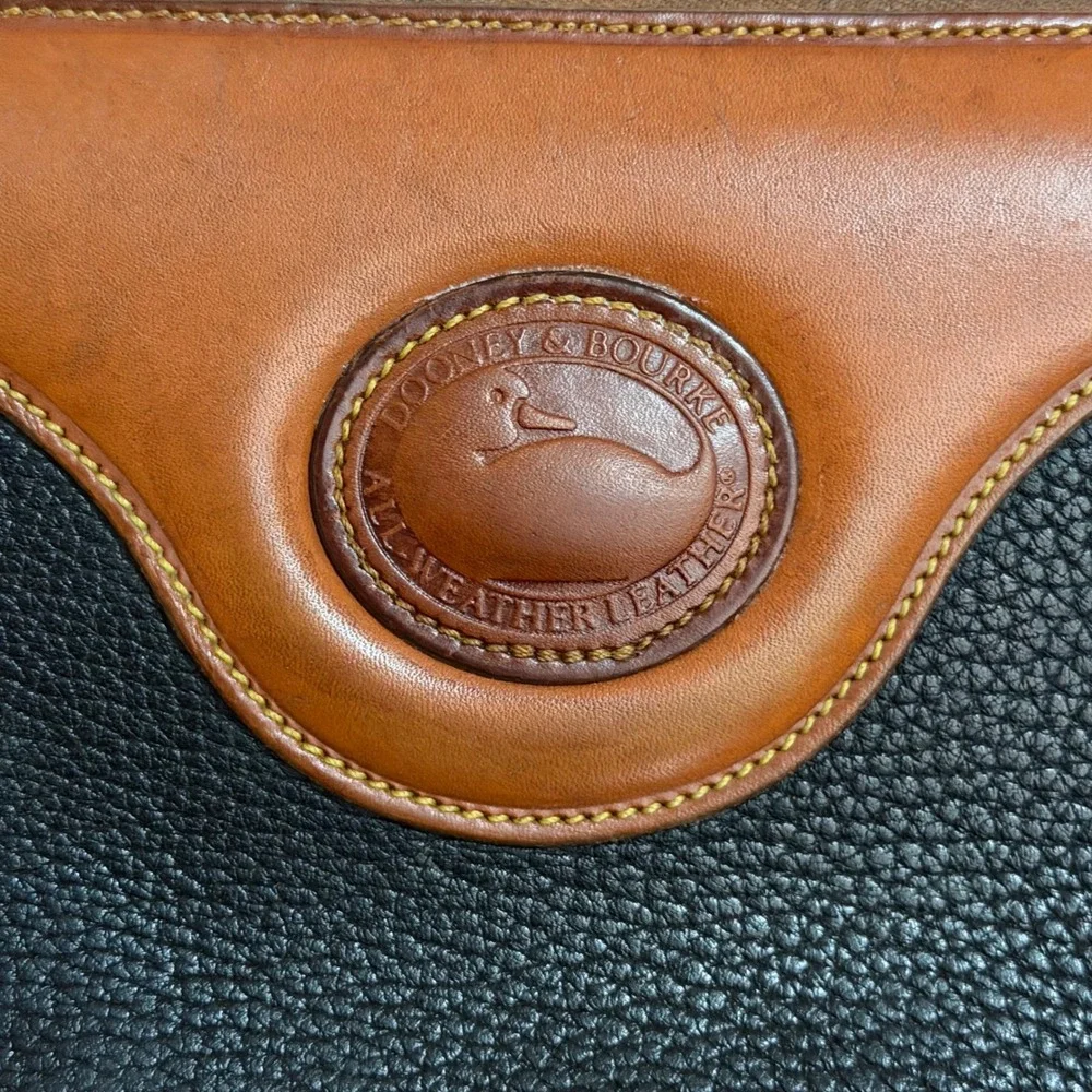Vintage Dooney & Bourke All Weather Leather Clutch Replacement No Purse Strap